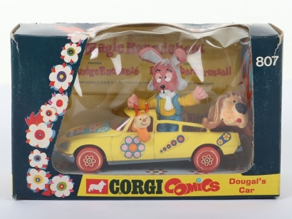 Vintage Corgi Toys 807 Magic Roundabout Dougal's Car Citroen DS 19