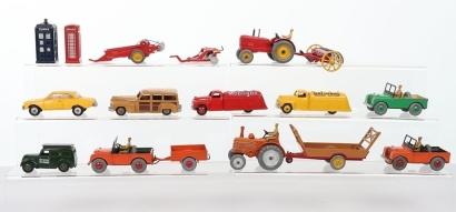 Fifteen Vintage Unboxed Dinky Toys