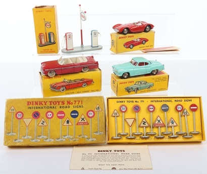 Four Boxed Vintage French Dinky Toys,
