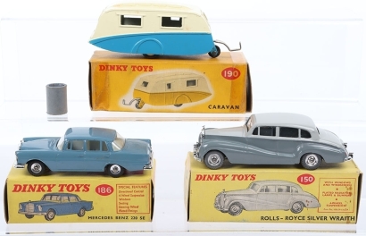 Three Boxed Vintage Dinky Toys