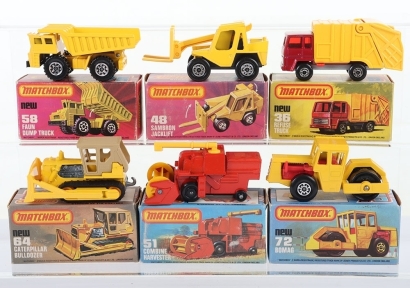 Six Boxed Matchbox Superfast Commercial Models,
