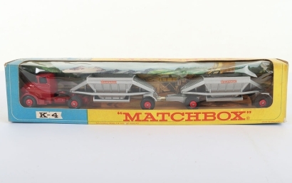 Matchbox Lesney K-4 Kingsize Fruehauf Hopper Train