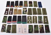 Quantity of British Army Rank Slides