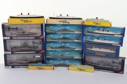A Quantity of Tri-ang Waterline Model Ships