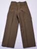 1943 Dated Canadian Made Battle Dress Trousers