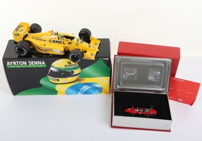 Minichamps 1:18 scale Ayrton Senna Lotus Honda 96T Racing Car