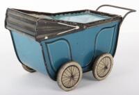 Scarce tinplate Huntley & Palmers Pram biscuit tin, circa 1930