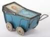 Scarce tinplate Huntley & Palmers Pram biscuit tin, circa 1930 - 4