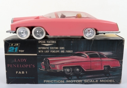 A JR 21 Toy Lady Penelopes FAB 1 Plastic Model from Gerry Andersons &lsquo;Thunderbirds&rsquo;
