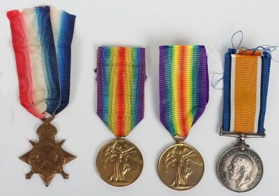 2 Medal groups for service in the Great War