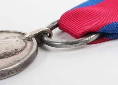Waterloo Medal 1815 to the Royal Horse Artillery, &ldquo;***LLINGS GUNNER R H ARTILLERY&rdquo;, with modified white metal suspension loop and replacement ring, medal with some polishing and contact marks obscuring part of the naming.Unfortunately, we have been unable - 4