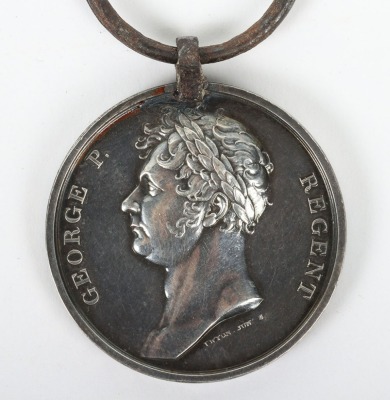 Regimentally Important Waterloo Medal to a Surgeon in the 44th (East Essex) Regiment of Foot accompanied by his pocket diary for the year 1815 - 2