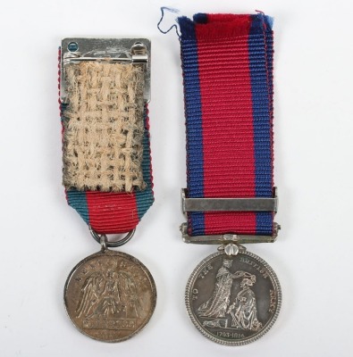 Miniature medals &ndash; a Pair of Miniature Napoleonic War medals, - 2