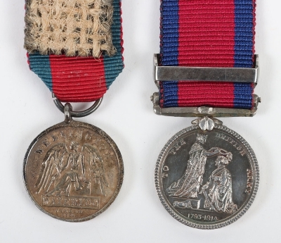 Miniature medals &ndash; a Pair of Miniature Napoleonic War medals, - 3