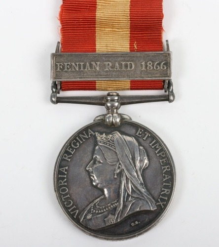 Victorian Canada General Service Medal for the 1866 Fenian Raid