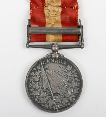 Victorian Canada General Service Medal for the 1866 Fenian Raid - 3