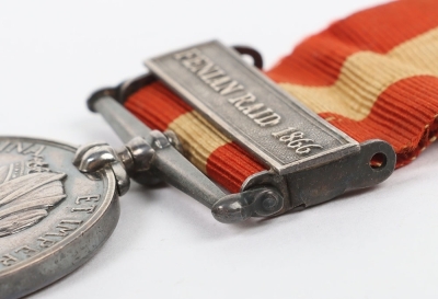 Victorian Canada General Service Medal for the 1866 Fenian Raid - 5