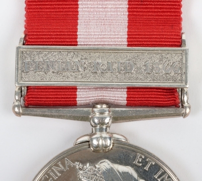 Victorian Canada General Service Medal for the 1866 Fenian Raid - 2