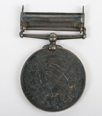 Victorian 1866 Fenian Raid Canada General Service Medal to the Royal Fusiliers - 2