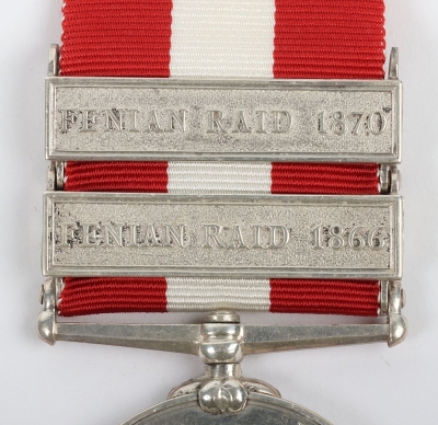 Scarce 2 Clasp Canada General Service Medal to a Driver in the Royal Artillery. - 2