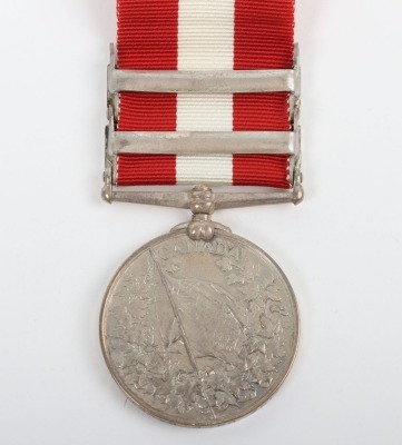 Scarce 2 Clasp Canada General Service Medal to a Driver in the Royal Artillery. - 3