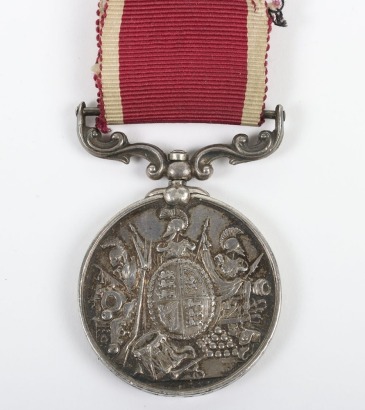 Victorian Army Long Service Medal to a recipient in the East Yorkshire Regiment who served for a total of 25 years of which 20 years were spent in India