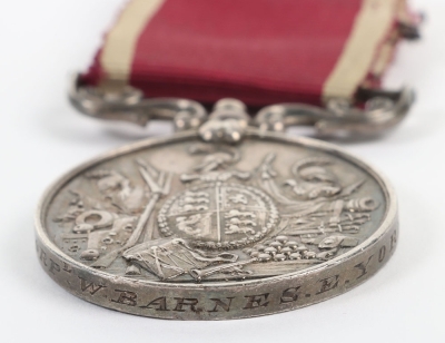 Victorian Army Long Service Medal to a recipient in the East Yorkshire Regiment who served for a total of 25 years of which 20 years were spent in India - 3