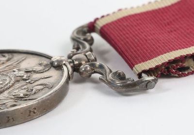 Victorian Army Long Service Medal to a recipient in the East Yorkshire Regiment who served for a total of 25 years of which 20 years were spent in India - 4