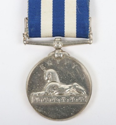 Egypt medal 1882-89, to the 3rd Battalion Grenadier Guards with Suakin 1885 clasp. Renamed to 8866 Pte Frederick Brett, 3rd Battalion Grenadier Guards - 3