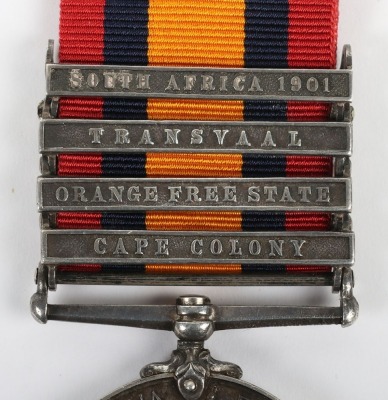 Queens South Africa Medal to the Hampshire Regiment - 2