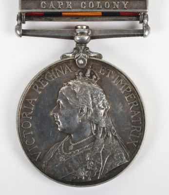 Queens South Africa Medal to the Hampshire Regiment - 3