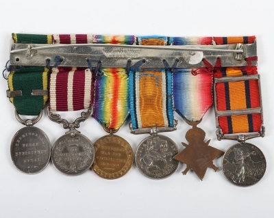 Miniature medals &ndash; A nice Boer War and Great War long service group of 6 miniature medals. - 4
