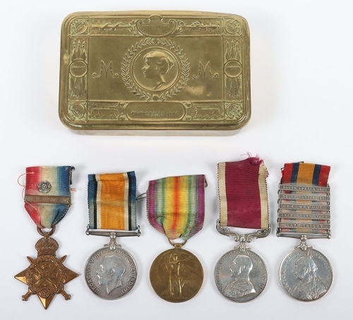 An Old Contemptible Boer War and Great War Long Service group of 5 medals