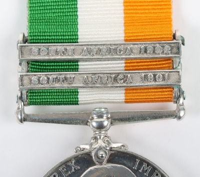 Kings South Africa Medal to the East Yorkshire Regiment - 2