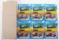 Six Corgi Juniors Whizzwheels 31 Land-Rover Breakdown Trucks, with outer Trade Box