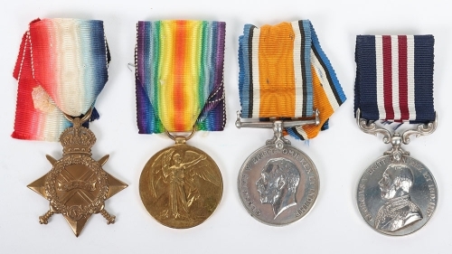 An October 1917 Military Medal group of 4 to a recipient in the Royal Fusiliers who was killed in action in the final months of the Great War.