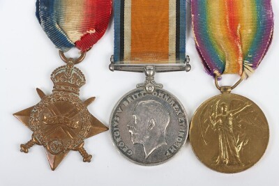 First World War British Medal Trio comprising of 1914-15 Star, British War Medal and British Victory medal. Impressed to 78431 Pnr. A.C. Wright, Royal Engineers Also served with the service number 1223 - 2