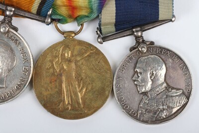 First World War British naval medal group of Four, comprising of 1914-15 star, British War Medal, British Victory medal and GRV Naval Long Service Good Conduct medal (impressed H.M.S. Emperor of India) with fixed suspension. Impressed to K-15652 Stoker 1s - 3