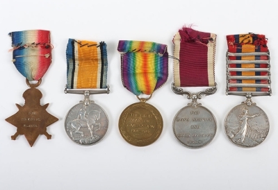 An Old Contemptible Boer War and Great War Long Service group of 5 medals - 7