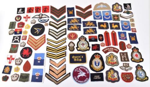 Quantity of British Cloth Insignia