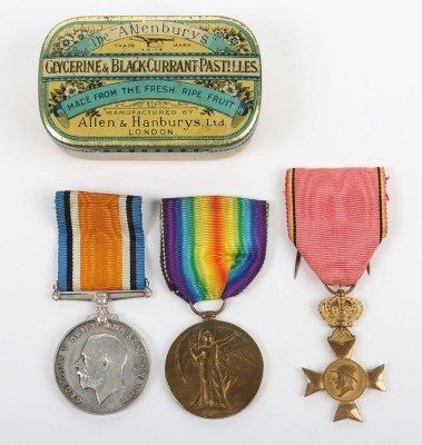 Great War pair of medals to the Royal Field Artillery with a Belgian Albert Cross.