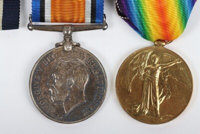 First World War Medal Pair to MM recipient. Comprising of British War medal and British Victory medal impressed to 22976 Pte. John Wood,2nd Battalion, Royal Scots Fusiliers. Who was awarded the Military medal for Gallantry.Wounded 8th September 1917Lond - 2