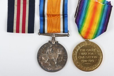 First World War Medal Pair to MM recipient. Comprising of British War medal and British Victory medal impressed to 22976 Pte. John Wood,2nd Battalion, Royal Scots Fusiliers. Who was awarded the Military medal for Gallantry.Wounded 8th September 1917Lond - 3