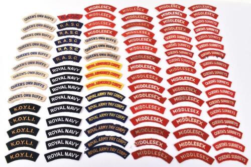 Quantity of Cloth Shoulder Titles