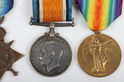 First World War British Military Medal Gallantry medal group of four, to the Royal Field Artillery. Comprising of GRV Military Medal, 1914-15 Star, British War Medal and British Victory medal. Impressed to 87233 Corporal Bertrum Albert Butcher MM, Trench - 3