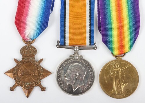 First World War British medal trio to the Royal Engineers. Comprising of 1914-15 Star, British War Medal and British Victory Medal. Impressed to 69666 Spr. Frederick T Jones, Royal Engineers. (3)