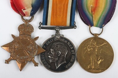 First World War British Medal Trio to the 3rd Battalion Duke of Cambridge's Own (Middlesex) Regiment. Comprising of 1914-15 Star, British War Medal and British Victory medal. Impressed to G-9060 Pte. Henry Edward Warwick, Middlesex Regiment.Wounded in act - 2
