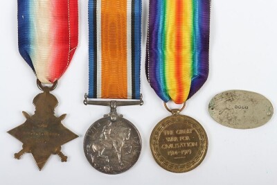 First World War British Medal Trio to the Royal Engineers comprising of 1914-15 Star, British War Medal and British Victory Medal. Impressed to 1238 Dvr John A Laker, Royal Engineers (3)Laker also served with the service number: 538144 - 4