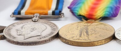 First World War British POW Imperial Service medal group of Four to the 8th (City of London)( Post Office Rifles Battalion) London Regiment. Comprising of GRVI Imperial Service Medal, 1914-15 Star, British War Medal and British Victory Medal, impressed to - 7