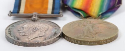 First World War British Medal Pair to 19th Battalion London Regiment comprising of British War medal and British Victory Medal impressed to 4966 Pte Charles Alexander Higgs 19th Battalion (St. Pancras) London Regiment. Together with London Rifle Brigade c - 5